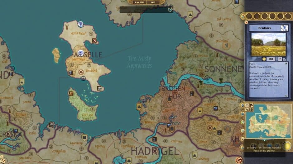 Screenshot principal de Sovereignty: Crown of Kings
