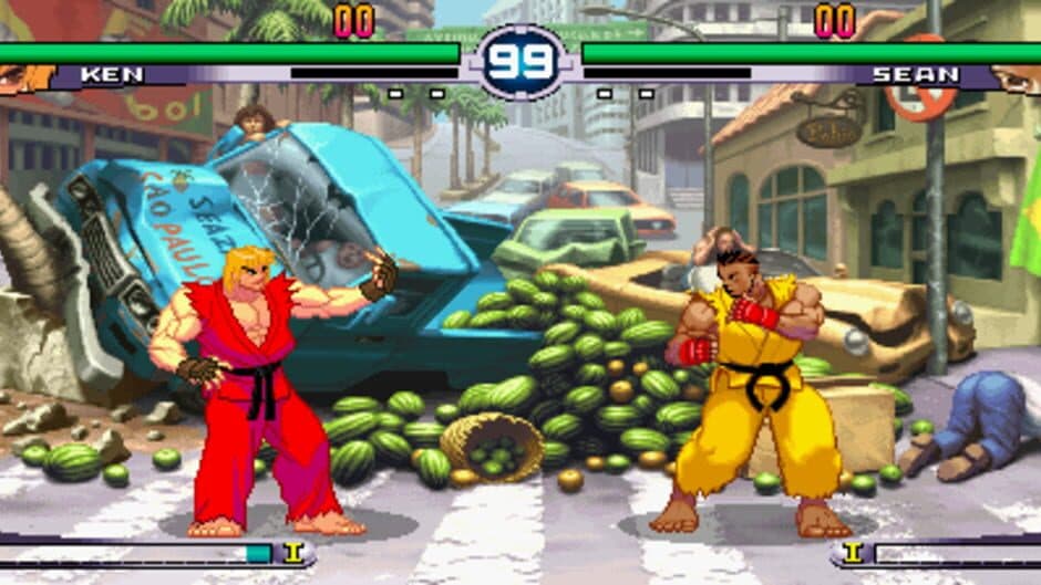 Screenshot principal de Street Fighter III 2nd Impact: Giant Attack