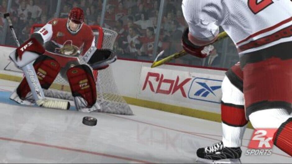 Screenshot principal de NHL 2K7