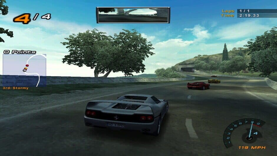 Screenshot principal de Need for Speed: Hot Pursuit 2