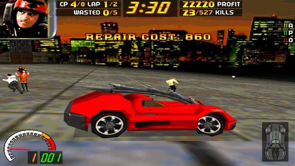 Screenshot principal de Carmageddon