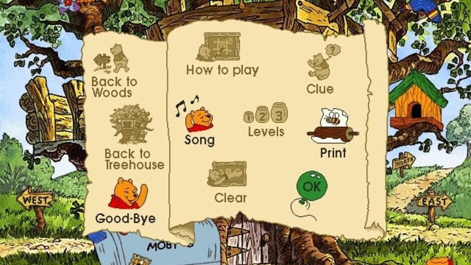 Screenshot principal de Disney's Ready to Read with Pooh