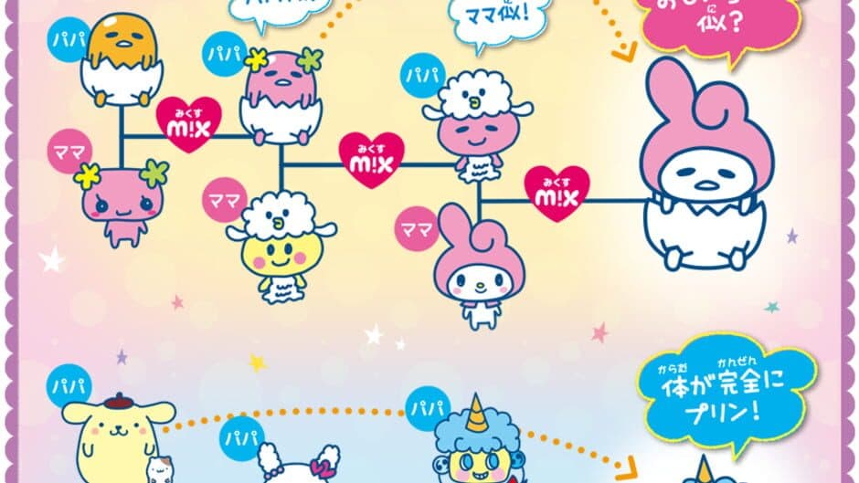 Screenshot principal de Tamagotchi mix: Sanrio mix ver.