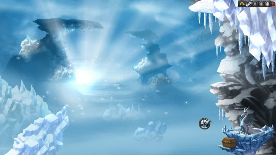 Screenshot principal de McDonald's Dragons: Ice
