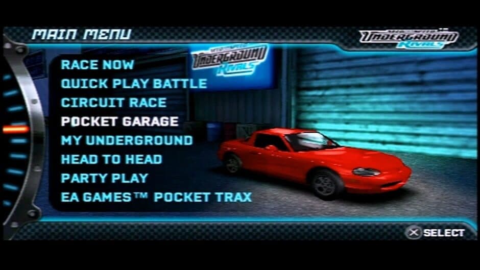 Screenshot principal de Need for Speed: Underground Rivals