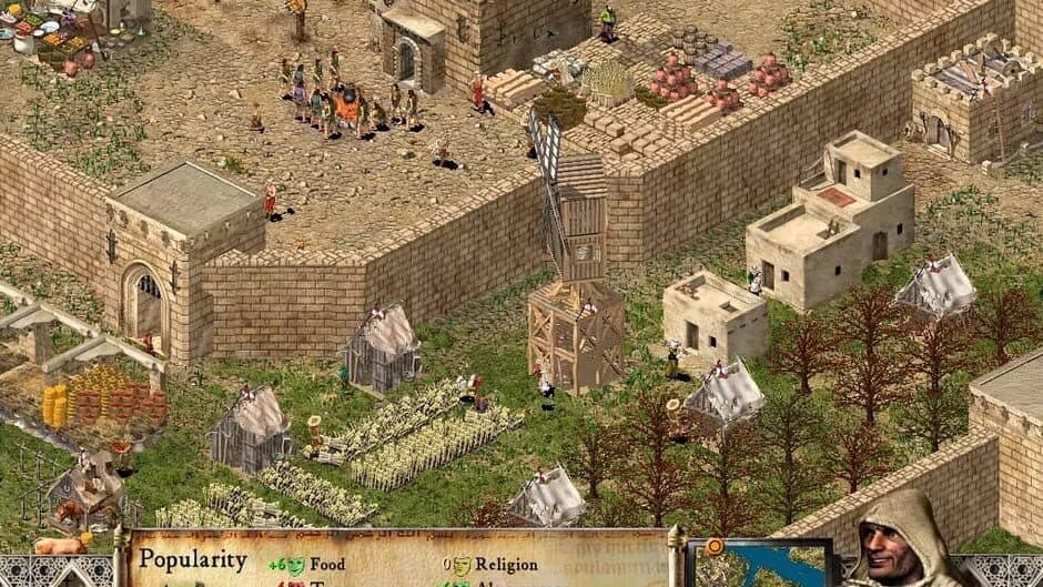 Screenshot principal de Stronghold Crusader