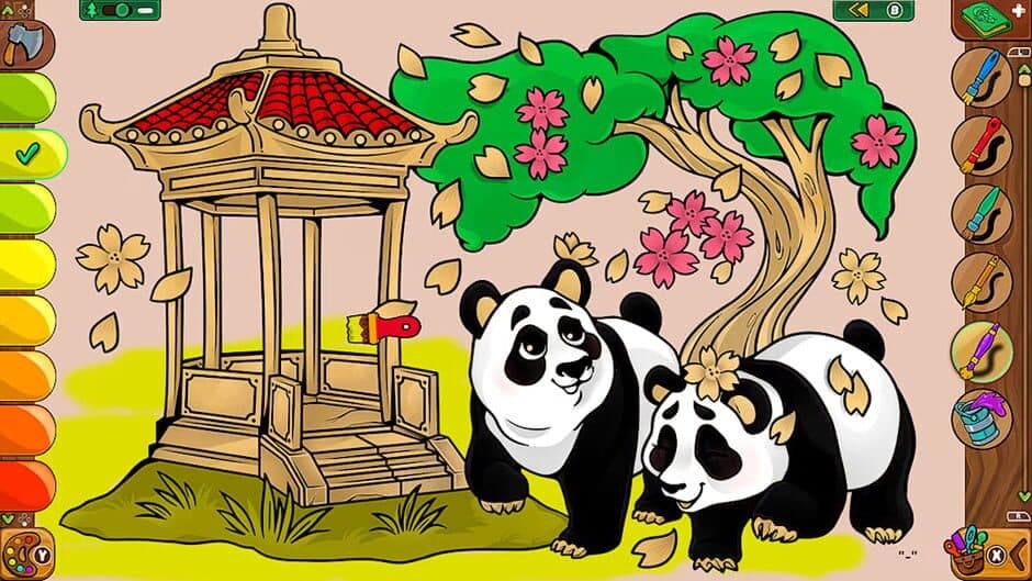 Screenshot principal de Coloring Pages: Lumberhill Tales