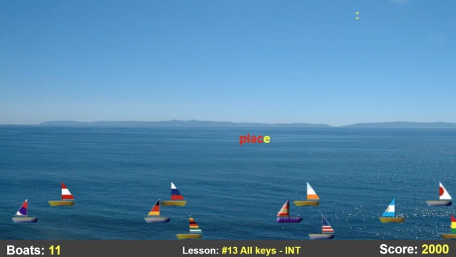 Screenshot principal de Save The Sailboat Race