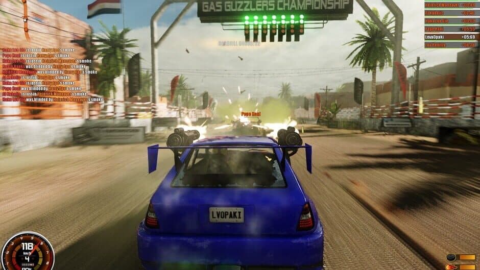 Screenshot principal de Gas Guzzlers: Combat Carnage