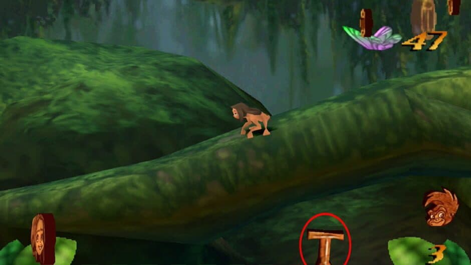 Screenshot principal de Disney's Tarzan