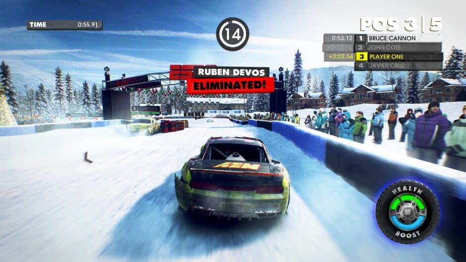 Screenshot principal de Dirt Showdown