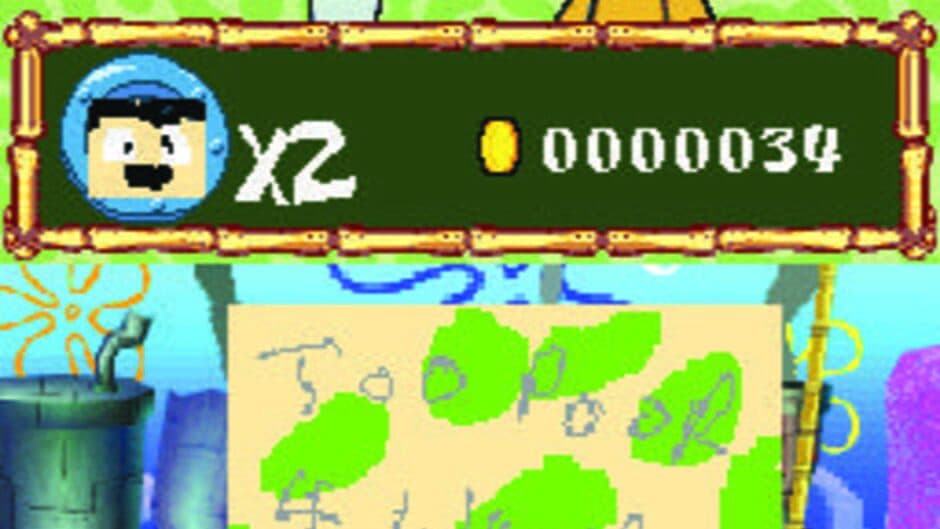 Screenshot principal de Drawn to Life: SpongeBob SquarePants Edition