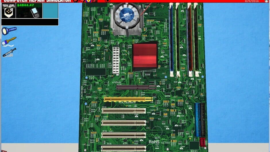 Screenshot principal de Computer Repair Simulator