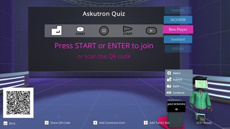 Screenshot principal de Askutron Quiz Show