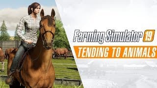Miniature Tending to the Animals Trailer